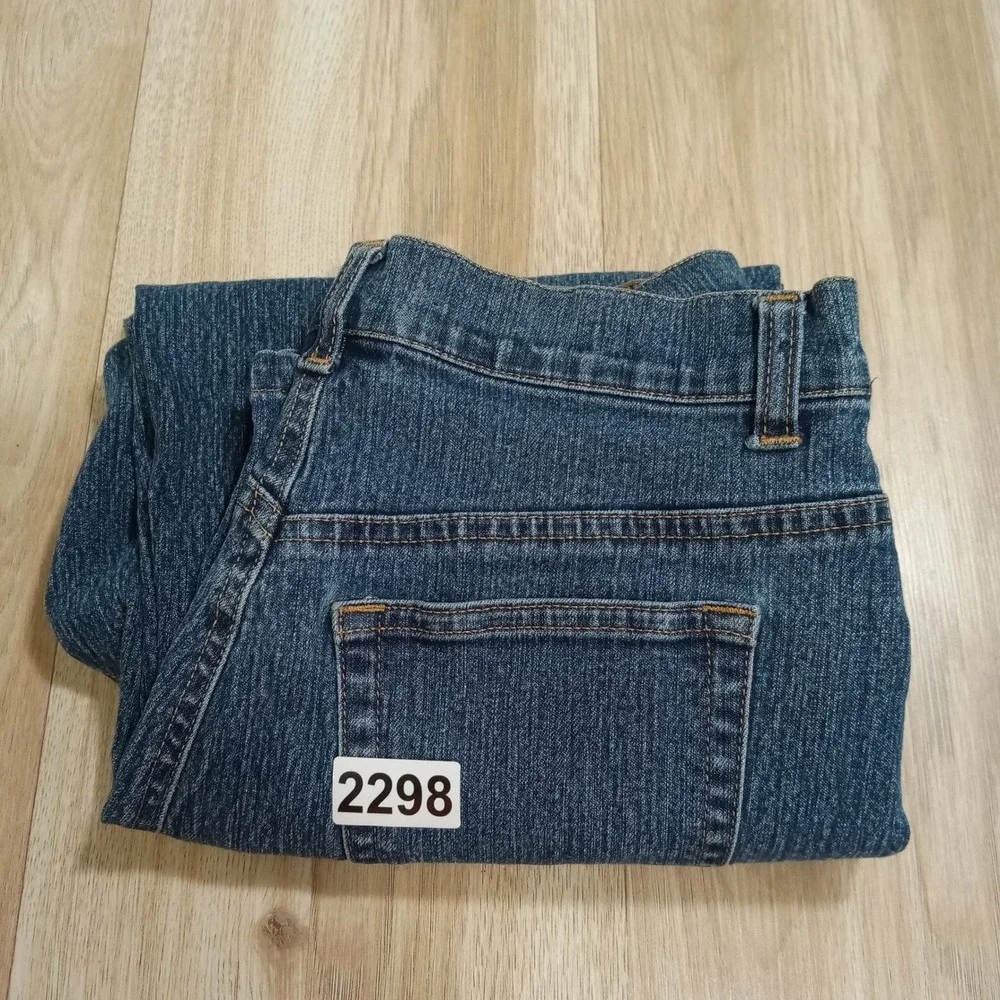 Sonoma‎ Life+Style Womens Medium Wash Stretch Denim Capri Cropped Jeans Size 6